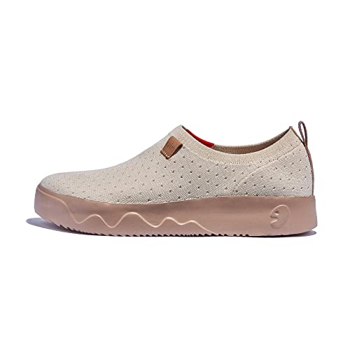 UIN Women's Art Travel Walking Shoes Slip On Casual Lightweight Wide Toe Fashion Sneaker Toledo Ⅸ