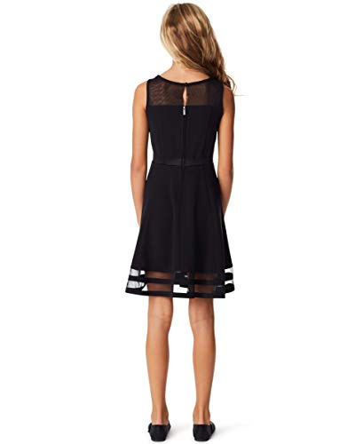 Calvin Klein Girls' Sleeveless Party Dress, Fit and Flare Silhouette, Round Neckline & Back Zip Closure - Image 5