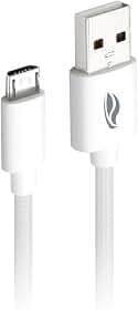 C3Tech Cabo USB para Micro USB Branco CB-M11WH 1Metro Compativel com Android Suporte a Carregamento e Transferência de Dados