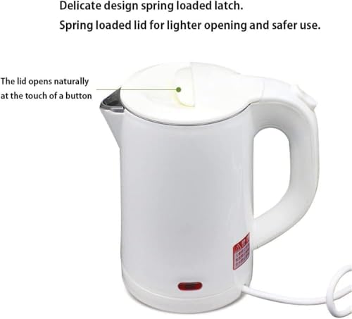 Hervidor Eléctrico 0.6L Acero Inoxidable Capa Doble miniatura 4