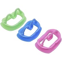 3 Pcs Silicone Mouth Opener, Dental Cheek Retractor for Teeth Whitening,Reusable Intraoral Lip Retractor Multi-colored