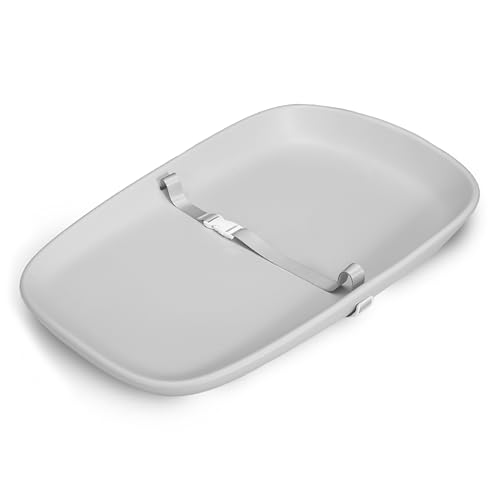 Image of Nest Mello Baby Changing Pad, Soft, Lightweight and Portable, Waterproof and Easy to Clean, Large EVA Cushion for Comfort with Height Scale and Anti Slip Bottom (Grey Without Scale)