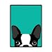 SENL Boston Terrier Art Custom Bed/Sofa Soft Throw Fleece Blanket 58X 80(Large)