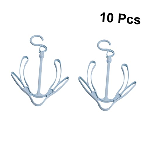 10 piezas Perchero de zapatos resistente al viento para balcón miniatura 3