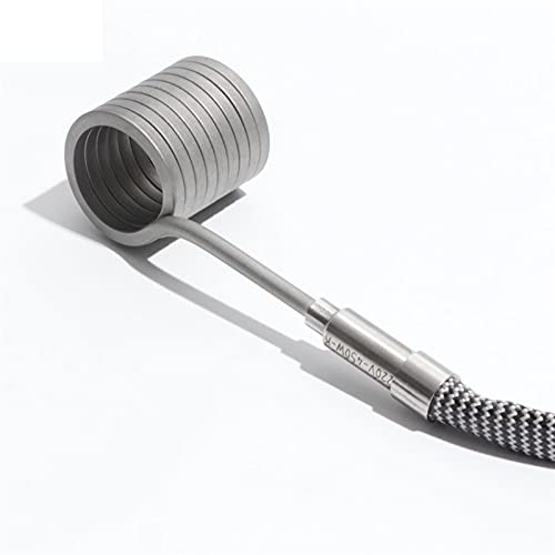 JINGERL Calefatores de banda de bocal espiral espiral de 20 mm com termopar K 3x3 seção transversal