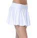 Women's Gym Dri-fit Athleta Skorts With Underwear Covered (White, Small)