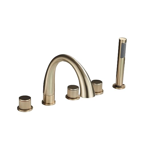 Robinet de baignoire double levier eau chaude et froide avec mitigeur