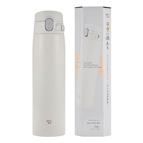 Zojirushi SM-VA72WA Vacuum Bottle 24 Ounce White, 720 ml - Image 2