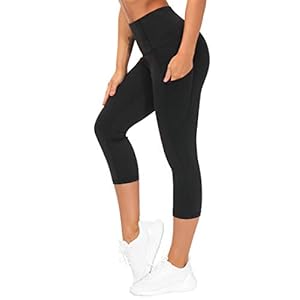 THE GYM PEOPLE Womens’ Yoga Pants High Waist with Pocket Tummy Control