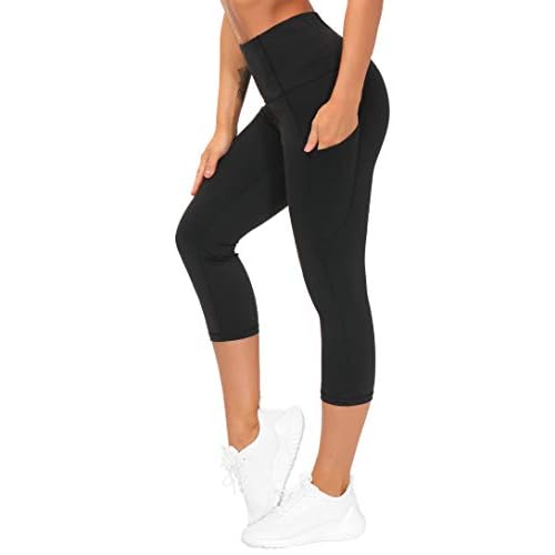 THE GYM PEOPLE Womens’ Yoga Pants High Waist with Pocket Tummy Control