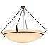 Meyda Tiffany 176757 Contemporary Modern Eight Light Pendant from Covina Collection in Cafe-Noir Finish, 48.00 inches