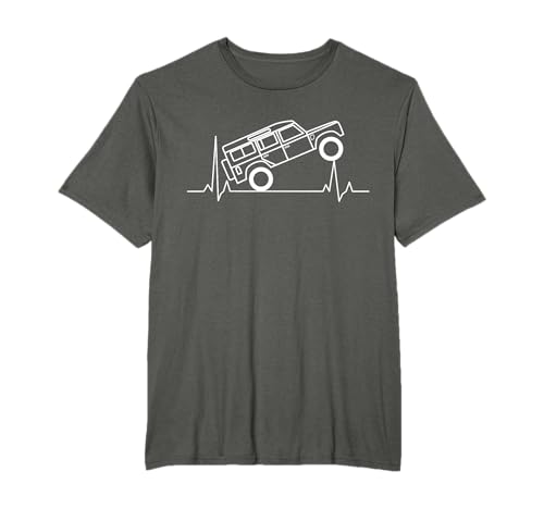 4x4 Reisefahrzeug Defender Dachzelt Offroad T-Shirt - Herren, Unisex Kinder...