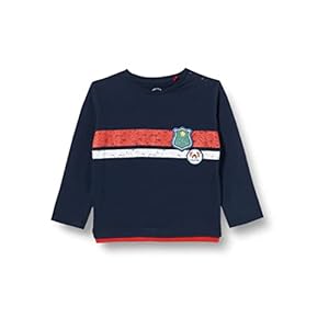 s.Oliver Junior Baby Boys T-shirt met lange mouwen, blauw, 68