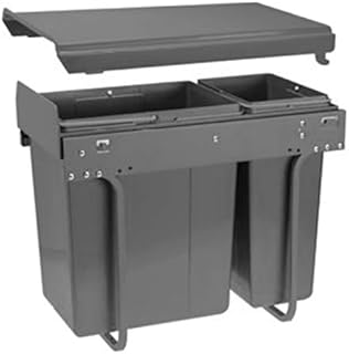 Pull Out Kitchen Waste/Recycle Soft Close Bin for 300mm Cabinet - Hinged Door Unit (20L + 10L)