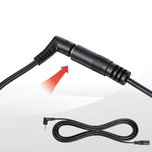 Image of Backup Dash Camera Extension Cable, 2.5mm Dash Cam Extension Cable, 2.5mm Backup Camera Extensions Cord for 4pin 5pin Dashcam (6ft)
