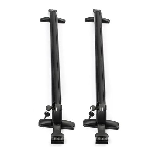 Barras de techo de aluminio universales para coche portaequipajes de 110 cm en pack de 2 unidades