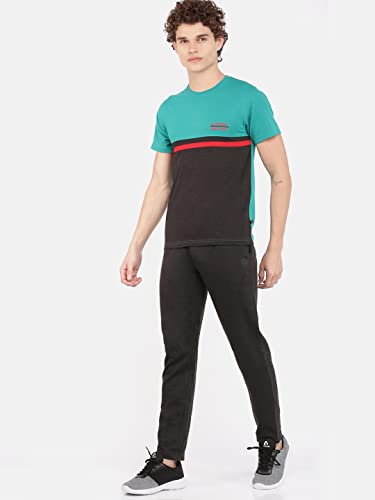 Image of Dollar Cotton Rich Fleece Fabric Solid Men's Jogger | Derby Rib Waistband with Drawcord | Side Pockets with Zip on one Side | Embossed Logo Branding | Wide Array of Attractive Colours