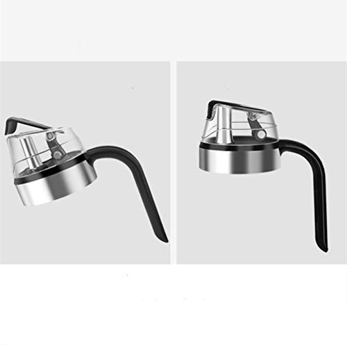 JMAHM Olijfolie Dispenser Olie Azijn Potten 550ml Automatisch openen en sluiten van Olie Fles Glas (2 stuks) - Image 4