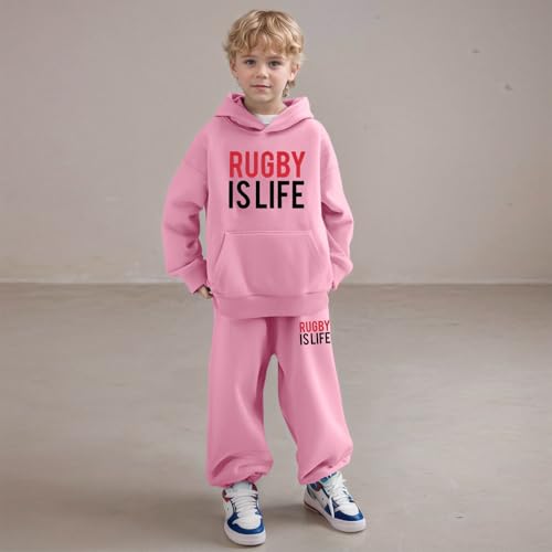 Sweat à capuche garçon rose pull hiver confortable enfant 2-3 ans pour école et jeu