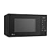 LG MH6042D Microondas com brilho e exibição digital, 20 litros e 700 W, 5 níveis de potência, função de I-Wave, cozinha mais rápida, mantém o sabor, limpeza fácil, cor preta