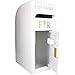AB Tools White ER Royal Mail Post Mail Letter Box Replica Cast Iron Post Office Lockable