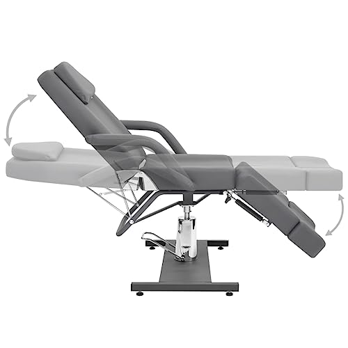 Treatment Chair Grey Faux Leather (100% PVC), Iron Large,Health & Beauty,Personal Care,Massage & Relaxation,Massage Chairs,110269 - Image 5
