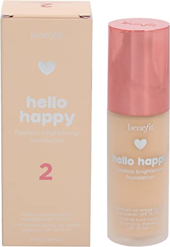 Benefit Hello Happy Flawless Brightening Foundation (30ml, 2)