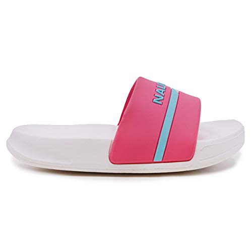 Nautica Kids Girls Slip-On Sandal Athletic Slide Youth Big Kid Little Kid-Stono 2 Youth-Morning Glory Size-52