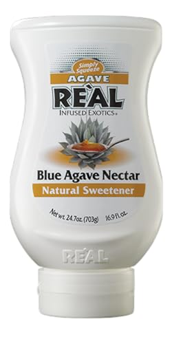 Agave Reàl, Blue Agave Nectar, 16.9 FL OZ Squeezable Bottle (Pack of 1)