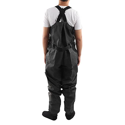 Tefola Wader, Hip Wader Bootfoot Borst Waders Vissen Voet Waden Broek Ademend voor Volwassenen XXL - Image 8