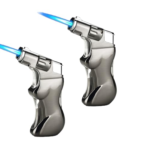 Encendedores Jet Torch con llama ajustable 2 unidades miniatura 1