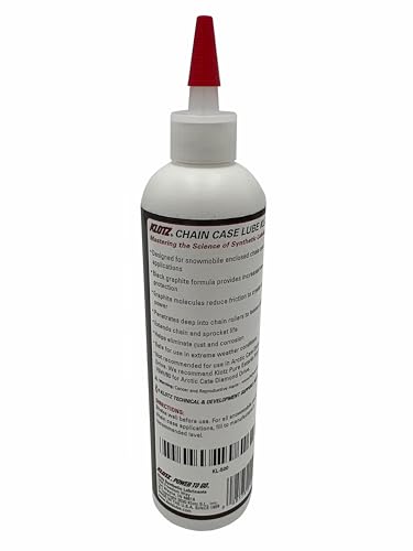 Klotz KL-500(10) Chain Case Lube For Snowmobiles - Black Graphite Formula Lubricant & Wear Protection thumb #1