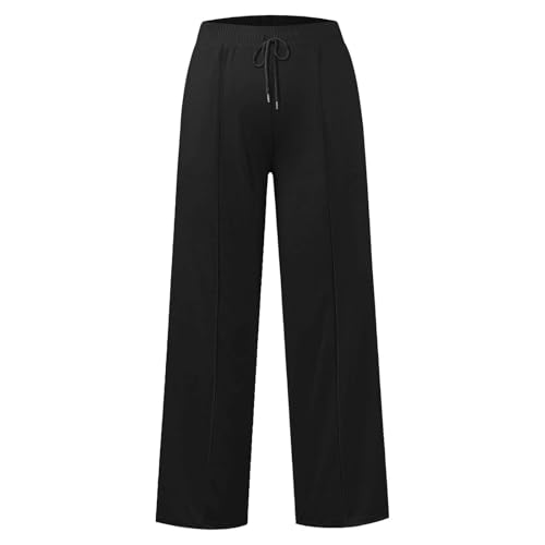 Girls Wide Leg Baggy Sweatpants Oversized Drawstring Kids Straight Leg Track Pants Cute Casual for Teen Plain with Pockets2