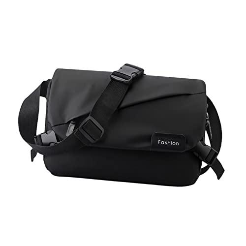 Image of Fashion My Day Crossbody Bag Fashion Adjustable Strap Men Shoulder Bag for Walking Black | Backpacks| Bags and Briefcases