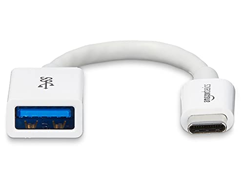 Amazon Basics Usb Type-C To Usb 3.1 Gen1 Female Adapter - White, 10-Pack #TOP1