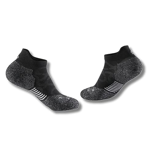 FlipBelt Performance Low-Cut & Quarter-Cut Running Socks – 200-Needle Seamless, Arch Support & Cushioned Toe – USA Company