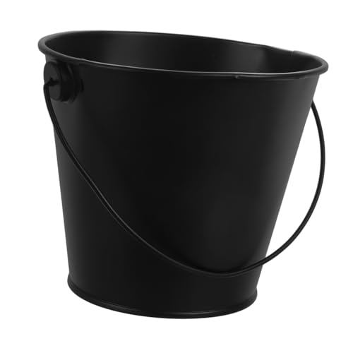 TOYZFRIENDY Seau à Graisse Barbecue Noir Récupérateur Huile pour Grill Extérieur Accessoire Multifonction Camping et Cuisson Plein Air