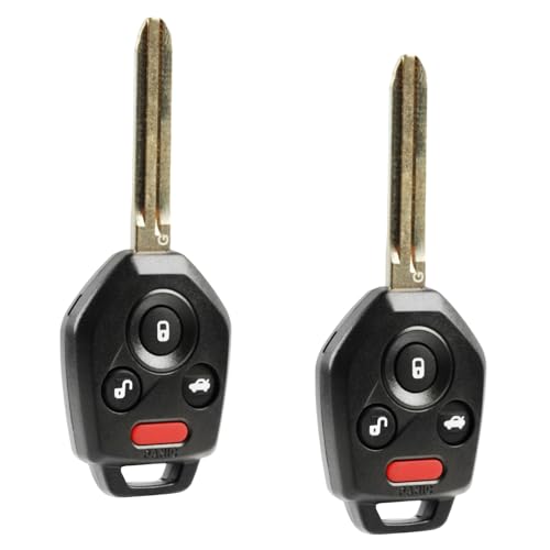 Replacement Key and Immobilizer Information - 2000 Subaru to Current, All Models 2 USARemote Key Fob Replacement for 2012 2013 2014 2015 2016 2017 2018 2019 Subaru Impreza WRX XV Crosstrek Outback Legacy 4-Button Keyless Entry Remote Head Key CWTWB1U811 4D-82 G Chip (2-Pack)