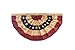 Briarwood Lane Tea Stained Patriotic Bunting USA 48" x 24"