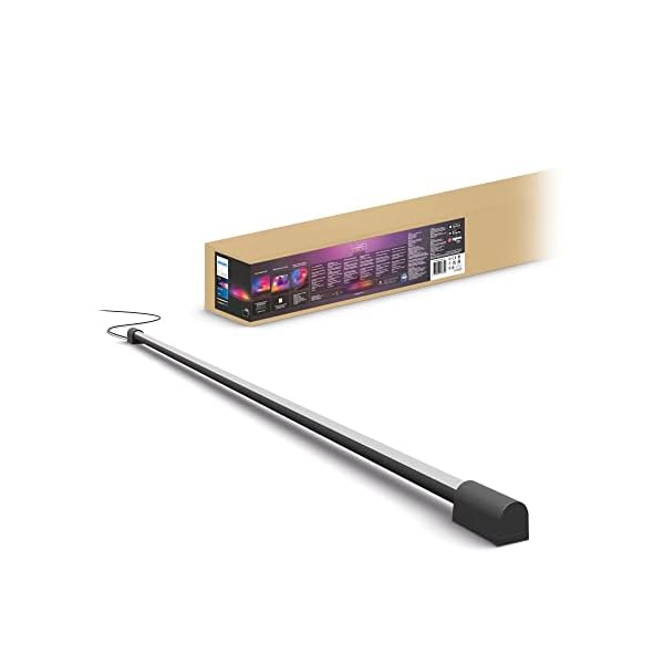 Philips Hue Play Gradient Light Tube weiß 125cm, 1260lm, Surround-Beleuchtung, bis zu 16 Mio. Farben, einstellbare…