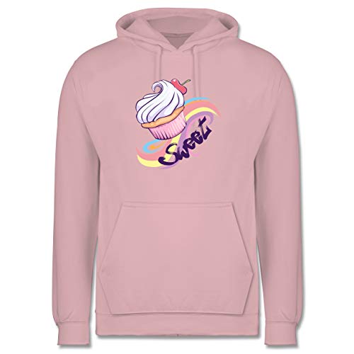 Preisvergleich Produktbild Küche - Sweet Cupcake - XS - Hellrosa - Bunt - JH001 - Herren Hoodie und Kapuzenpullover für Männer