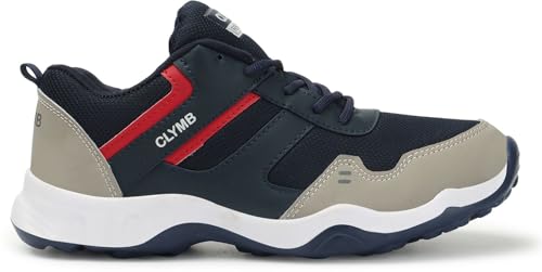 Image of CLYMB ES21 Sports Shoe with Synthetic Upper Lightweight Comfortable Mid Top Running Shoes for Men's & Boy's