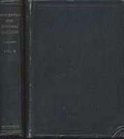 DIFFERENTIAL AND INTEGRAL CALCULUS 2-vols. B000K7CTZW Book Cover