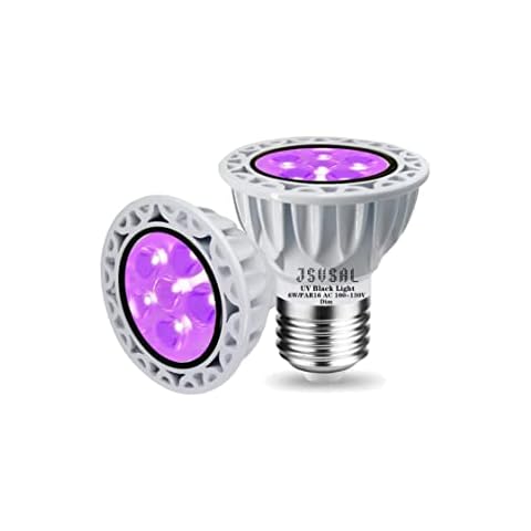 JSVSAL 2-Pack UV Black Light Bulbs Cover