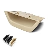 ORIVIN(オリビン) ドアアームレスト収納ボックス BMW X3 F25 2010-2016、X4 F26 2014-2017に対応 運転席ドアアームレストハンドル収納コンパートメントカバー コンテナ収納ボックス(ベージュ)