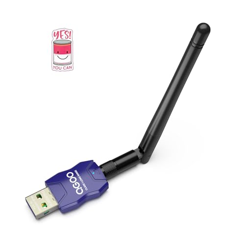 Class 1 Long Range Bluetooth Adapter for PC, QGOO USB Bluetooth Adapter for PC 5.3+EDR, Bluetooth Dongle Bluetooth Receiver Support Windows10/8.1/8/7?blue-174?