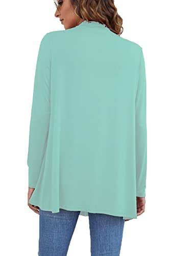 Image of Ladlop Women's Lightweight Open Front Cardigans Long Sleeve Casual Soft Drape Fall Cardigan