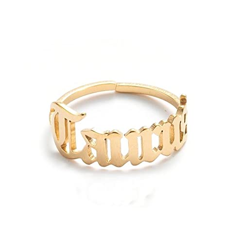 COLORFUL BLING Constellation Rings for Women, 12 Zodiac Old Engli...