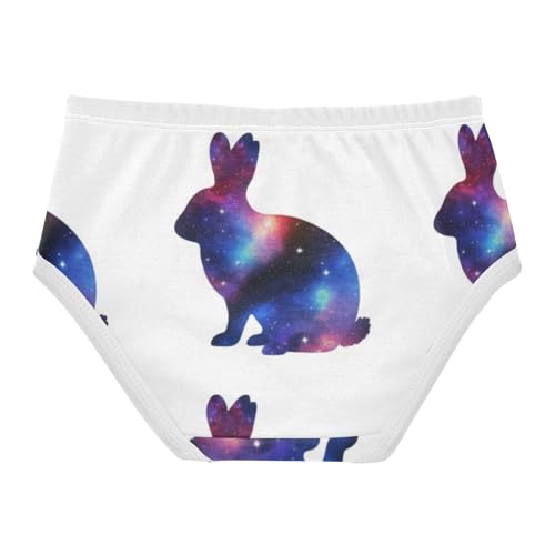 Silhouettes Rabbits White Cute Panties Girl Girls Underwear Toddler Cotton Flower Kids Undies Briefs 2t2
