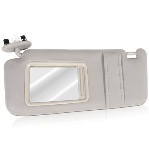 Left Driver Side Sun Visor with Sunroof Fit for 2006 2007 2008 2009 2010 2011 for Toyota Camry Beige Sunvisor Replace 74320-06800-E0
